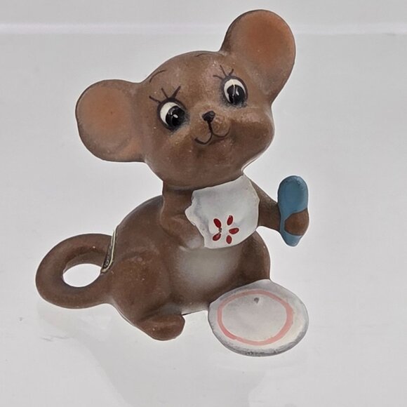 Josef Originals Mouse Village Nibbles Figurine Ceramic 1960's Japan - Picture 1 of 8